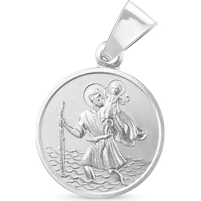 Argento Stříbrný přívěsek sv. Kryštof 85808