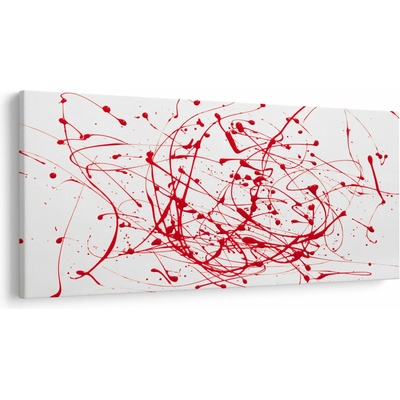 Obraz technikou Drippingu, jednodílný 200x100 cm