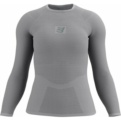 Compressport Dámske On/Off Base Layer LS Top W Grey