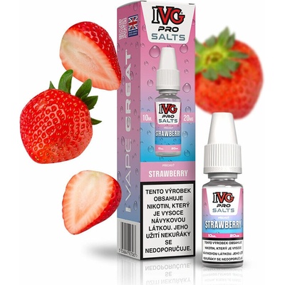 IVG Pro Salts Strawberry Ice 10 ml 20 mg