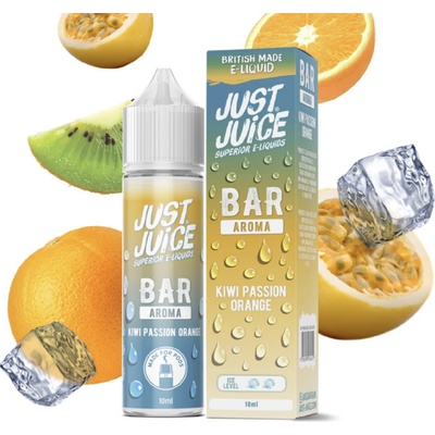 Just Juice Bar Range Shake & Vape Kiwi Passion Orange 10 ml