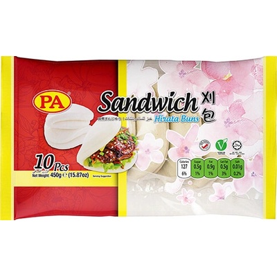 PA Sendvičový knedlík Bao Bun bez náplně 10 x 45 g