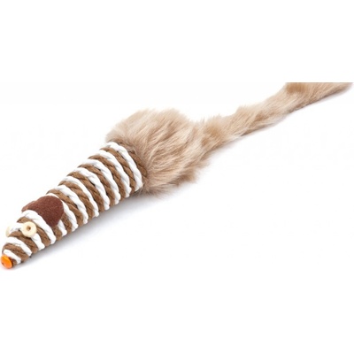 JK ANIMALS Myš dlouhá pruhovaná provazová hračka 28 cm – Hledejceny.cz