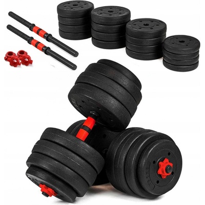 SPORT BLAST Bitumové činky s regulací 2 x 20 kg