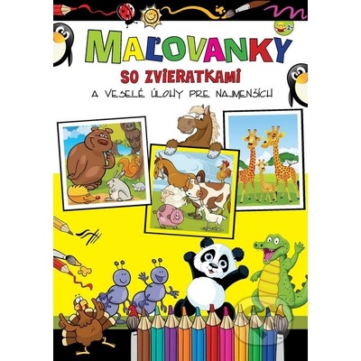 Maľovanky so zvieratkami a veselé úlohy pre najmenších – Hledejceny.cz