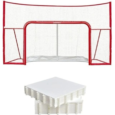 Winnwell 72 ProForm s bočnou sieťou + Hockey Revolution Hockey Tiles puzzle 18 ks