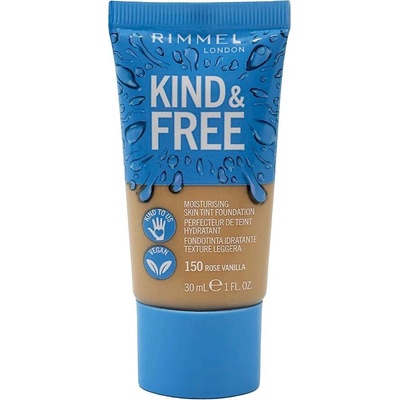 Rimmel London Kind & Free Moisturising Skin Tint Foundation 150 Rose Vanilla Make-up 30 ml
