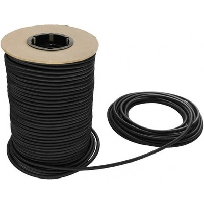 Pružné gumové lano 8 mm – černé