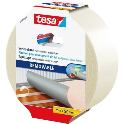 Tesa Removable 55729-00017-11 Gaffer tape 5 m x 50 mm priehľadná 1 ks