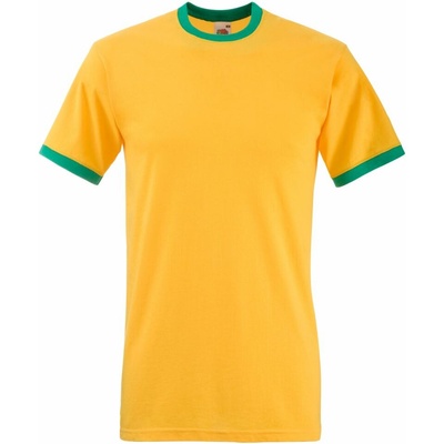 Fruit of the Loom Valueweight T pánské tričko s krátkým rukávem sunflower/žlutá