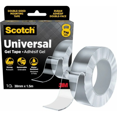 3M Scotch Universal Gel Lepiaca páska obojstranná silná 30 mm x 1,5 m priehľadná