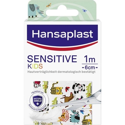 Hansaplast SENSITIVE KIDS Zvieratká náplasť detská, 1 m x 6 cm 1 ks