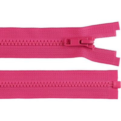 Kostěný zip YKK No 5 délka 65 cm bundový, malé, 312 růžová