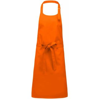 Kariban Zástěra přes hlavu bez kapes Pure oranžová