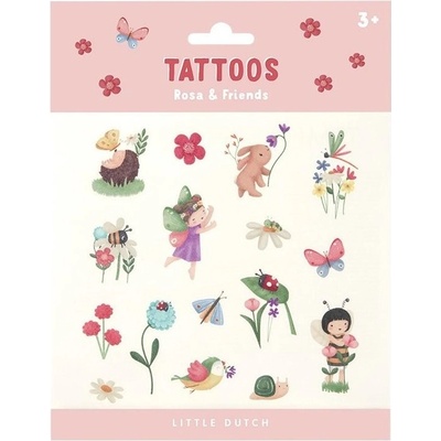 Little Dutch Dětské tetování Rosa & Friends