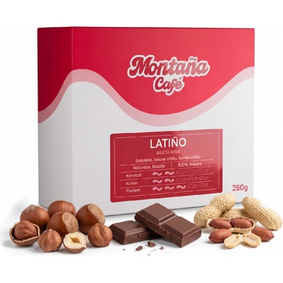 Café Montaña La Parada mletá Filtrovaná káva 250 g