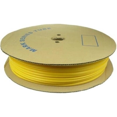Popisovací bužírka PVC kruhová, vnitřní průměr 3,5mm / průřez 1,5-2,5mm2, žlutá
