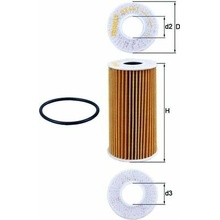 Olejový filter MAHLE ORIGINAL OX 441D (OX441D)