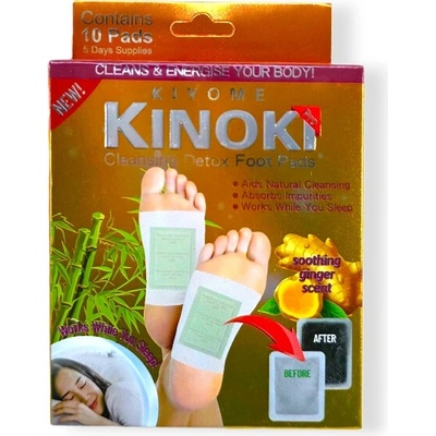 Kinoki náplasti 10 ks Ginger