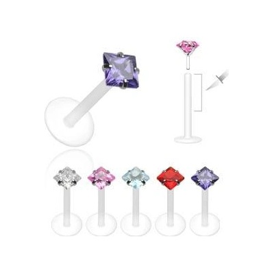 Piercing z bioplastu SELFX6