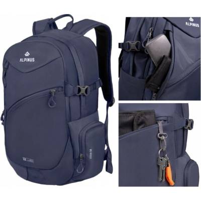Turistický batoh Alpinus LECCO 30 20 40 l modrý