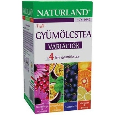 Naturland Výber ovocných čajov 20 x 2 g