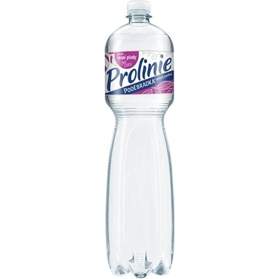 Poděbradka Prolinie Jemně perlivá s příchutí lesní plody 1,5 l