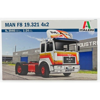 Italeri MAN 19.321 F8 Turbo Tractor Truck 2assi 1975 / 1:24