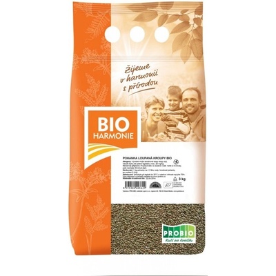 Bioharmonie Bio Pohanka loupaná kroupy 3000 g