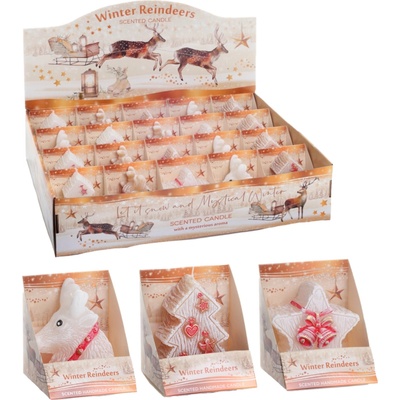 Bartek Figurka Winter Reindeers 75 mm