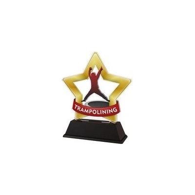 Poháry Bauer Akrylátová trofej STAR001M38 Trampolína