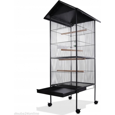 TecTake 402288 voliéra 168 cm antracit
