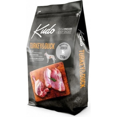 Kudo Dog Junior Medium & Maxi Turkey & Duck 12 kg