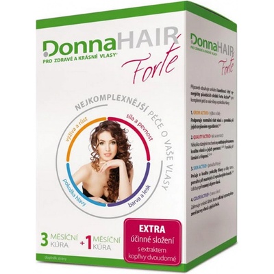 DonnaHair Forte 4měsíční kúra 120 tablet
