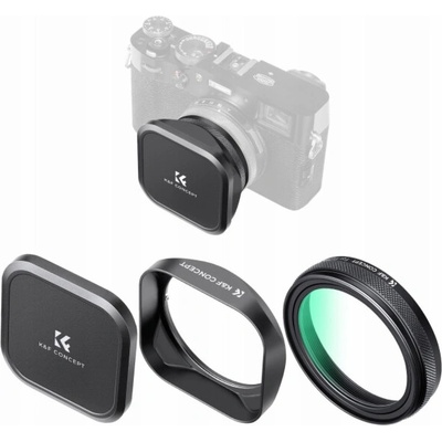 K&F Concept Sada 3v1 UV Nano-X + krytka + clona pro FujiFilm X100 X100S X100V SKU2335 – Hledejceny.cz