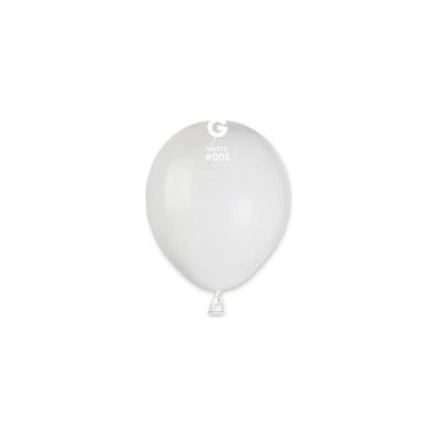 Gemar Balónek 13cm 5 #001 bílý bal