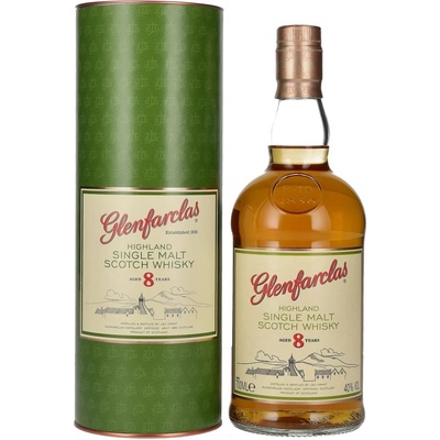 Glenfarclas Highland Single Malt Scotch Whisky 8y 40% 0,7 l (tuba)