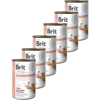 Brit Veterinary Diets GF Dog Renal 6 x 400 g