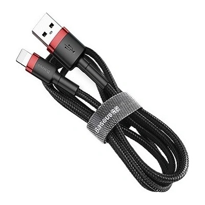 Baseus CALKLF-B19 CAFULE USB – Lightning 100cm černý červený