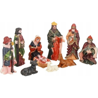 Figurka do betlému Springos 10 ks pryskyřičná multicolor