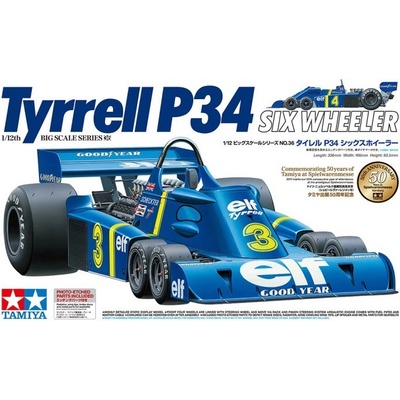 Tamiya Tyrrell P34 Six Wheeler (w/Photo-Etched Parts) 1:12
