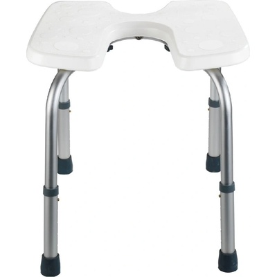 Wenko Secura stolička do sprchy bílá/šedá 46 cm, 46 cm, 53,5 cm