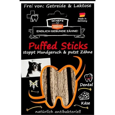 Q Chefs Tyčinky na čištění zubů pro psy Vital Puffed Sticks sáček 72 g – Hledejceny.cz