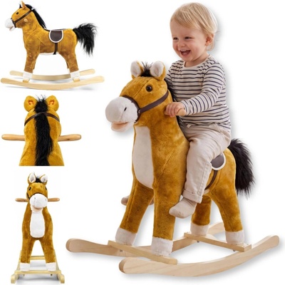 Milly Mally Houpací koník Teddy světle hnědý
