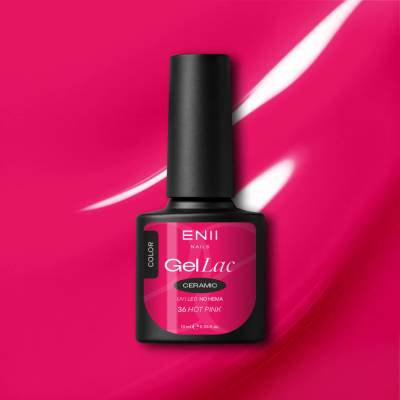 Enii Nails Gel lak Ceramic 36 Hot Pink 10 ml