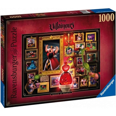 Ravensburger Villainous: Srdcová královna 1000 dílků