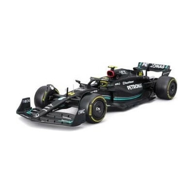 Bburago RACE F1 v dekorativním boxu Mercedes-AMG Petronas W14 E 2023) č. 44 Lewis Hamilton 1:24