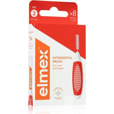 Elmex Interdenal ISO 2 Mezizubní kartáčky 0,5 mm 8 ks – Hledejceny.cz