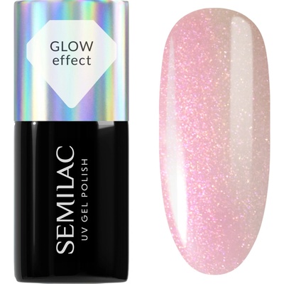 Semilac Uv Gel lak nude pink Glow 988 7 ml