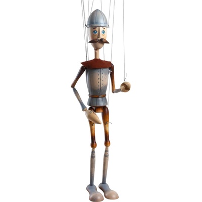 Marioneta loutka Rytíř malovaný 56 cm